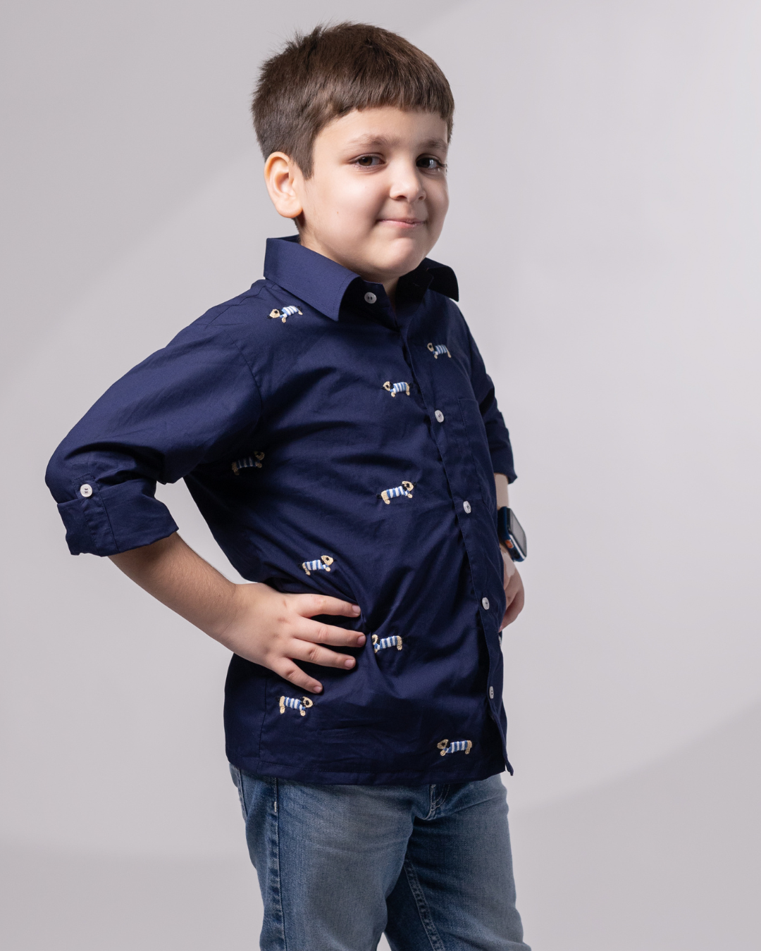 Leo Hand-Embroidered Shirt