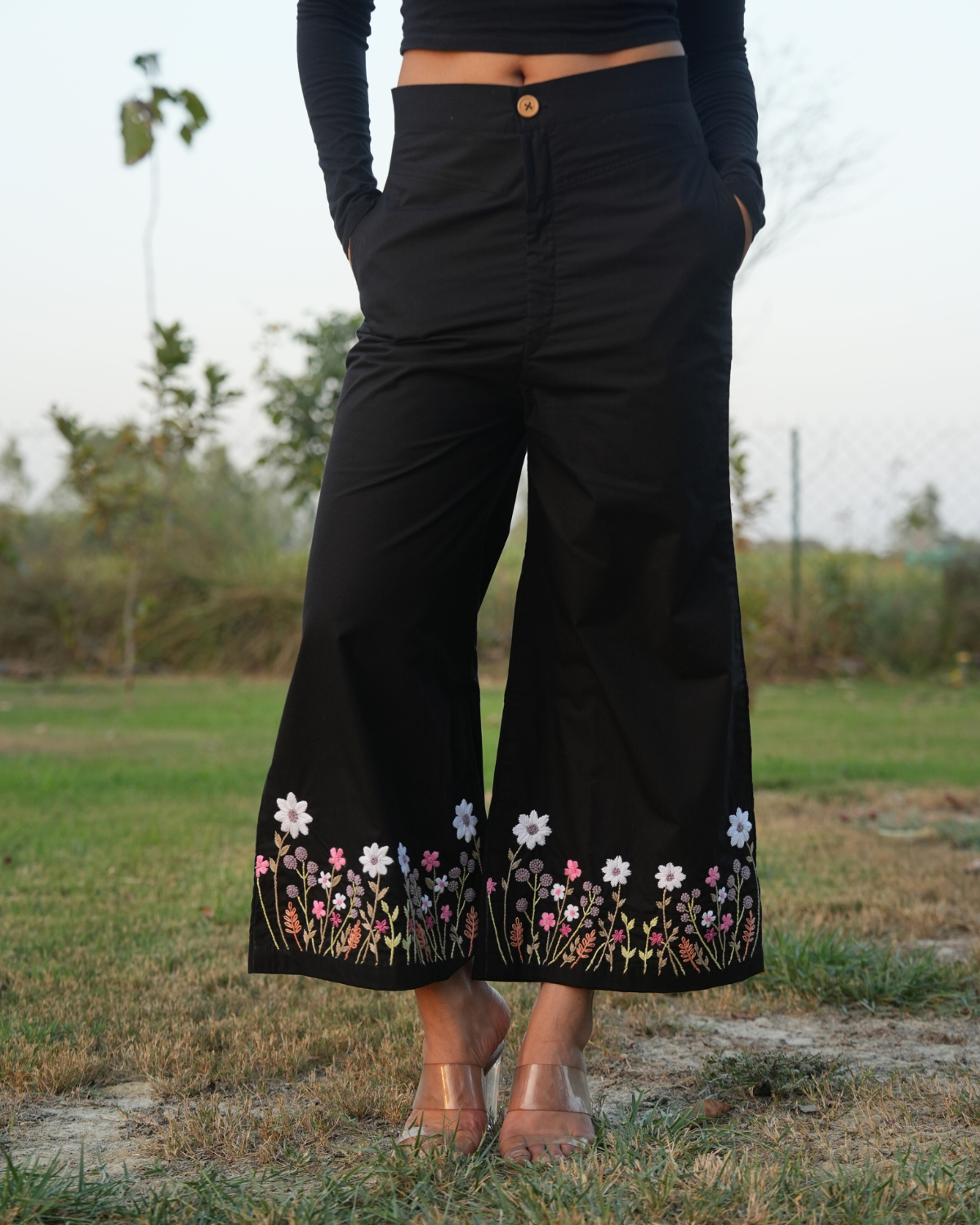 Hina Hand-Embroidered Pant