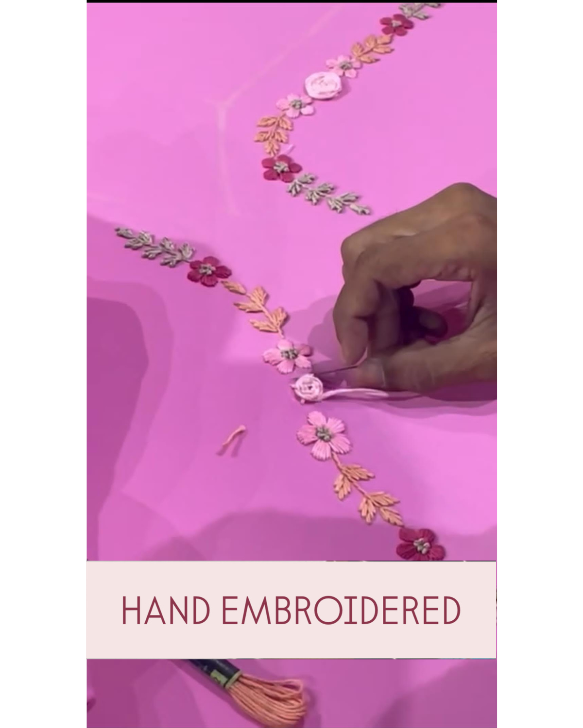 Noha Hand-Embroidered Midi Dress