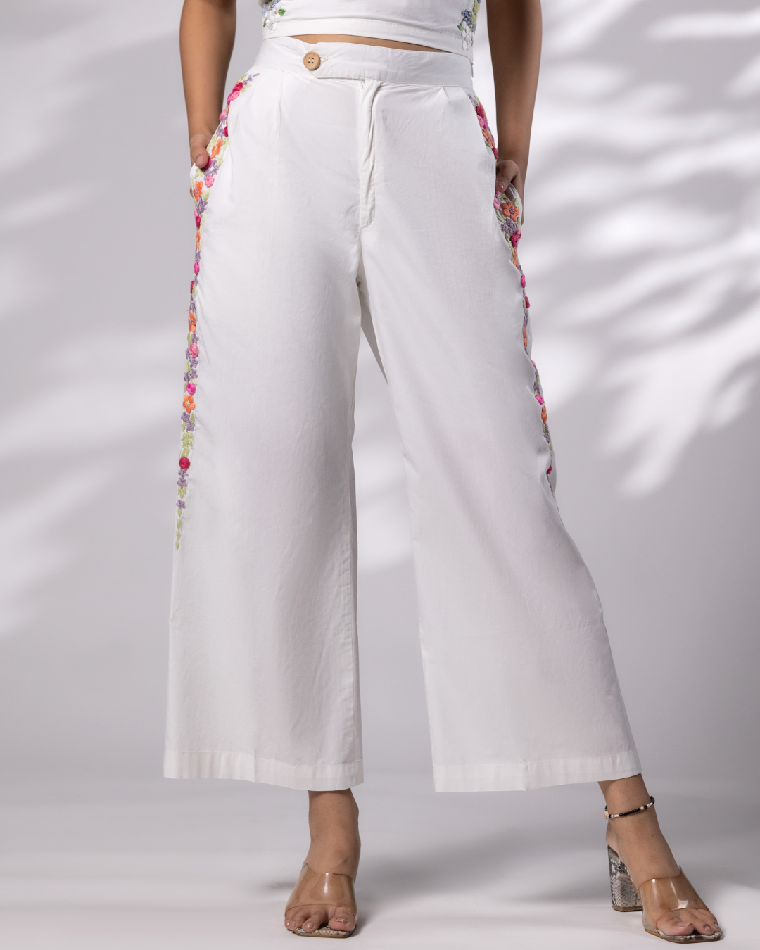 Zoya Hand-Embroidered Pant