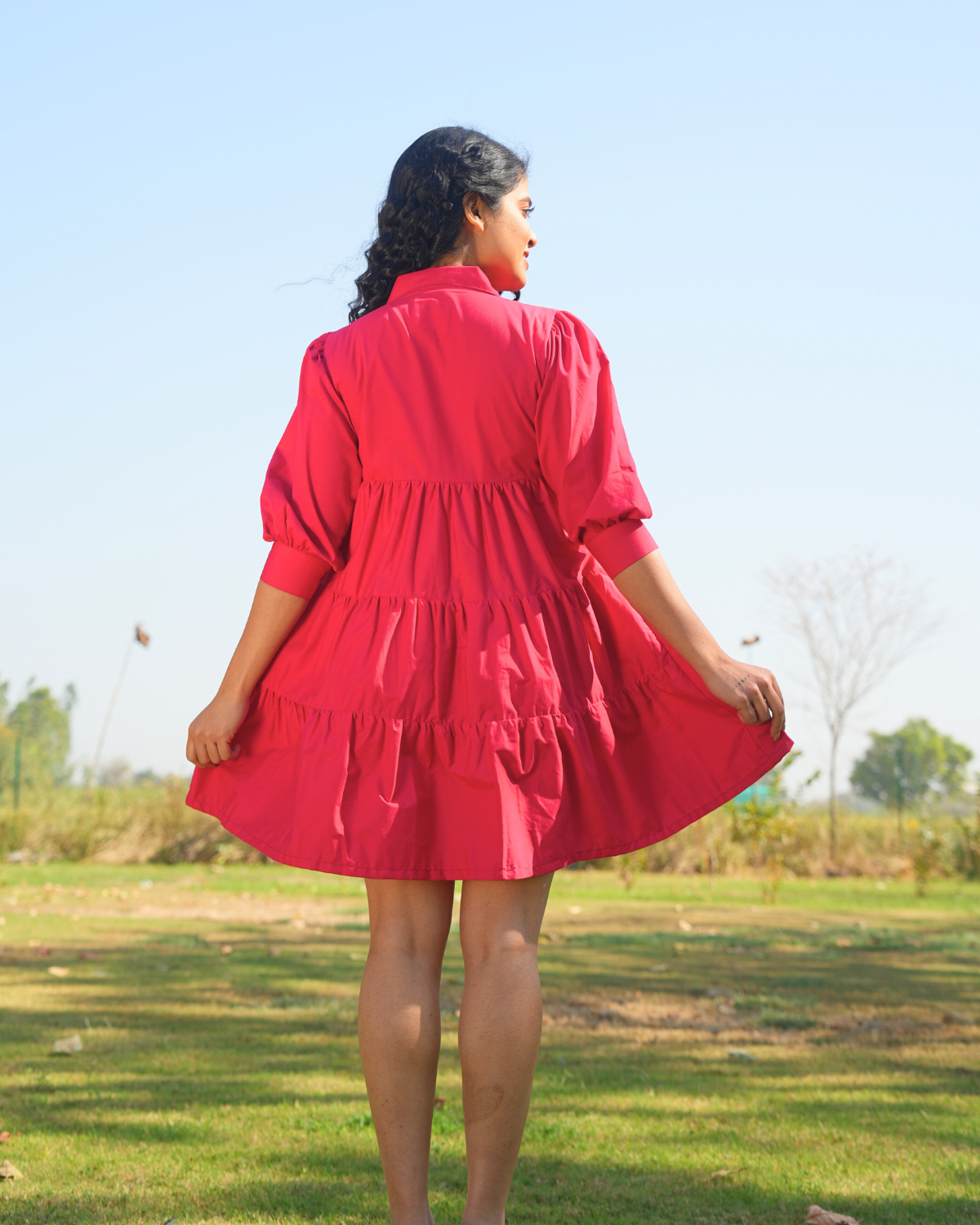 Vaanya Hand-Embroidered Short Dress