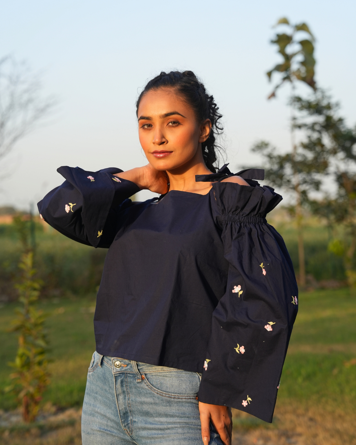 Adete Hand-Embroidered Top