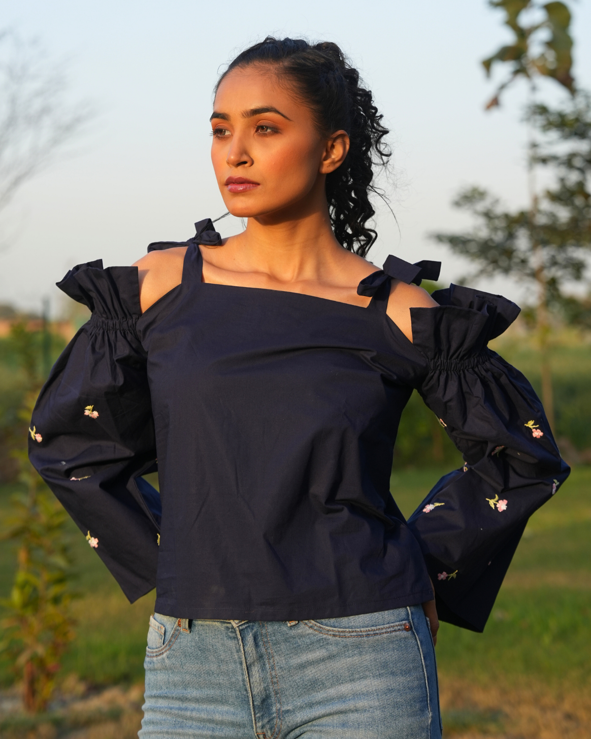 Adete Hand-Embroidered Top