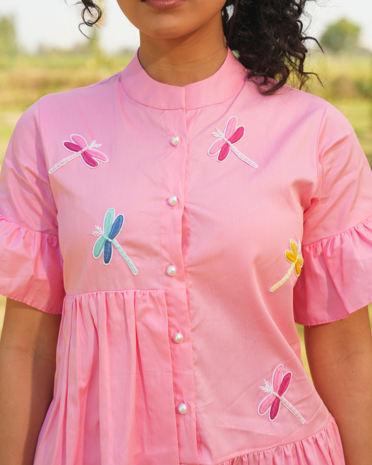 Aasshna Hand-Embroidered Short Dress