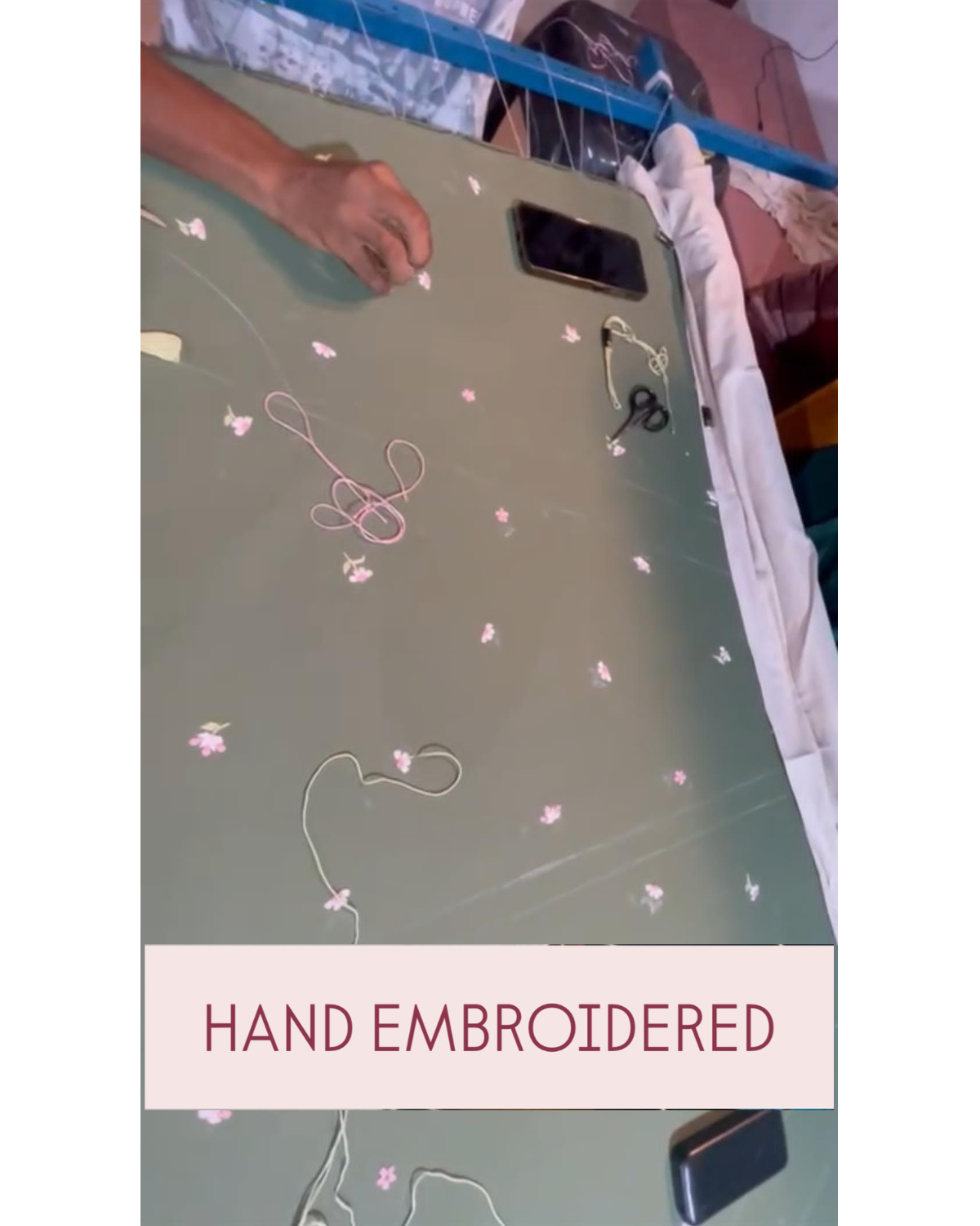 Vaani Hand-Embroidered Long Skirt