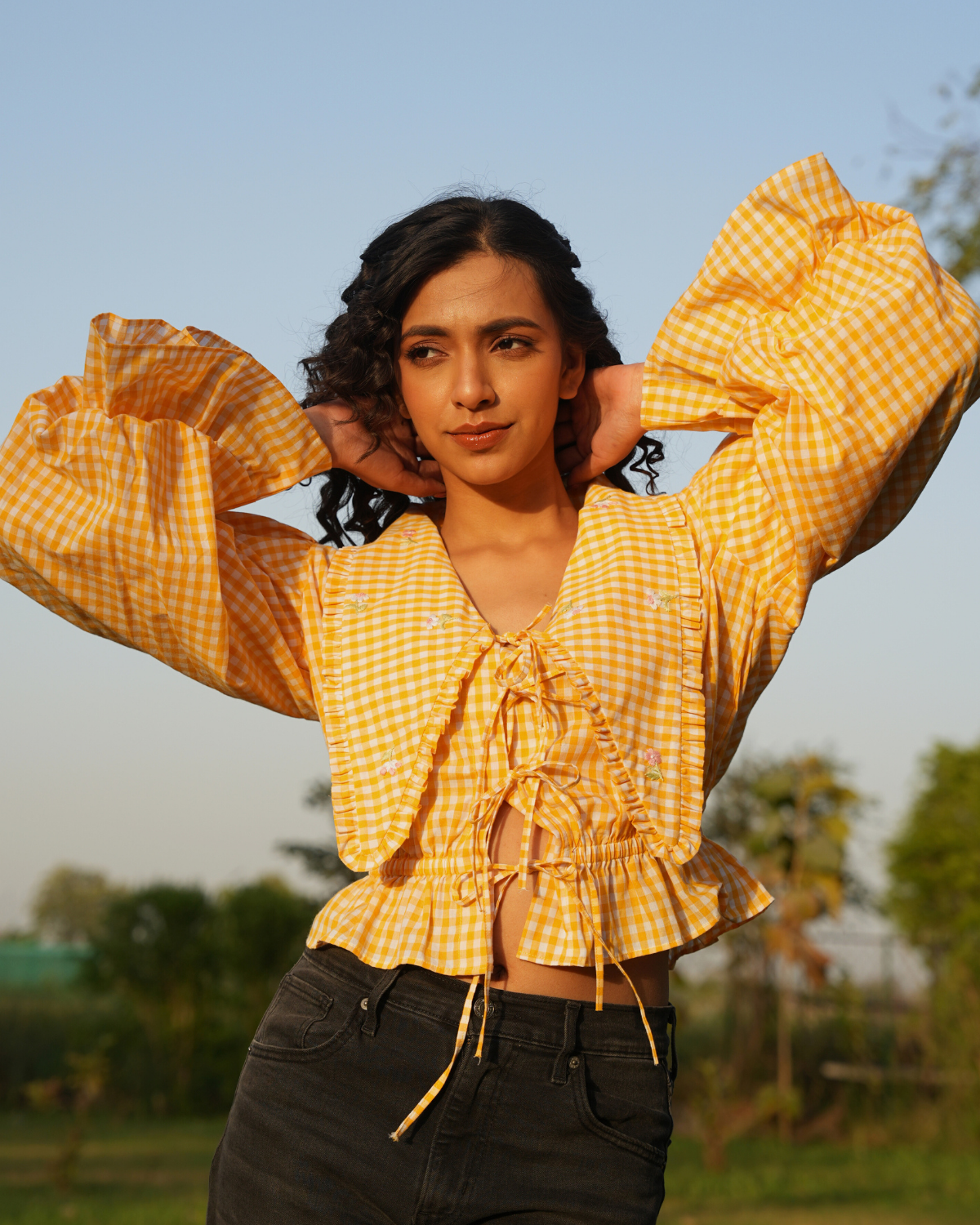 Rayaa Hand-Embroidered Top