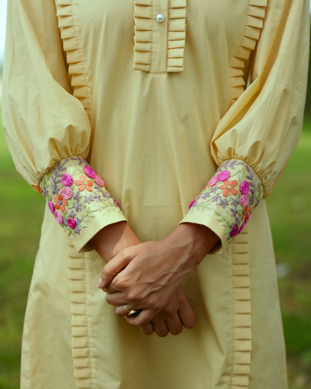 Mrrinali Hand-Embroidered Short Dress