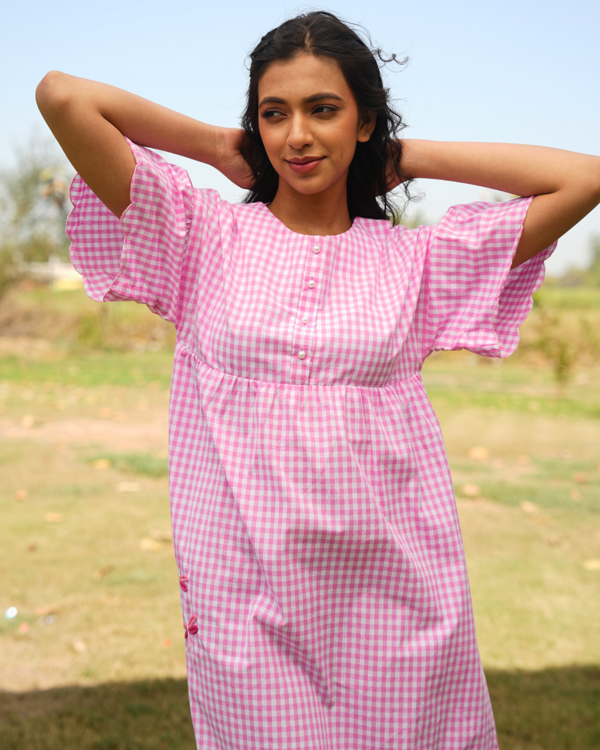 Mittali Hand-Embroidered Short Dress