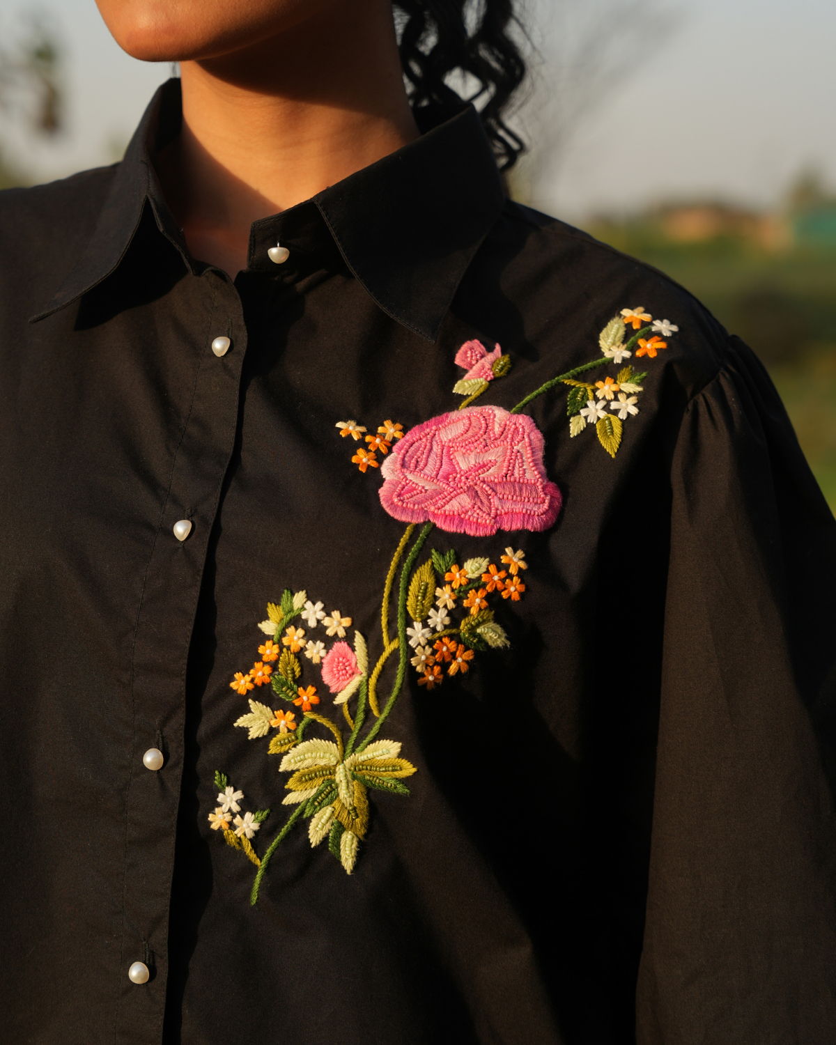 Ellli Hand-Embroidered Shirt