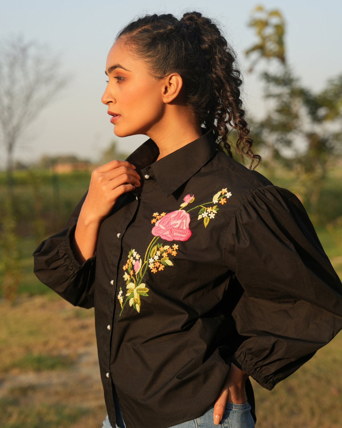 Ellli Hand-Embroidered Shirt