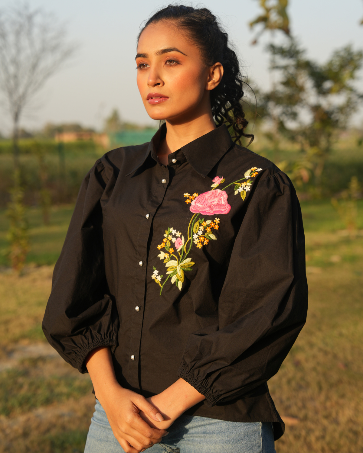 Ellli Hand-Embroidered Shirt