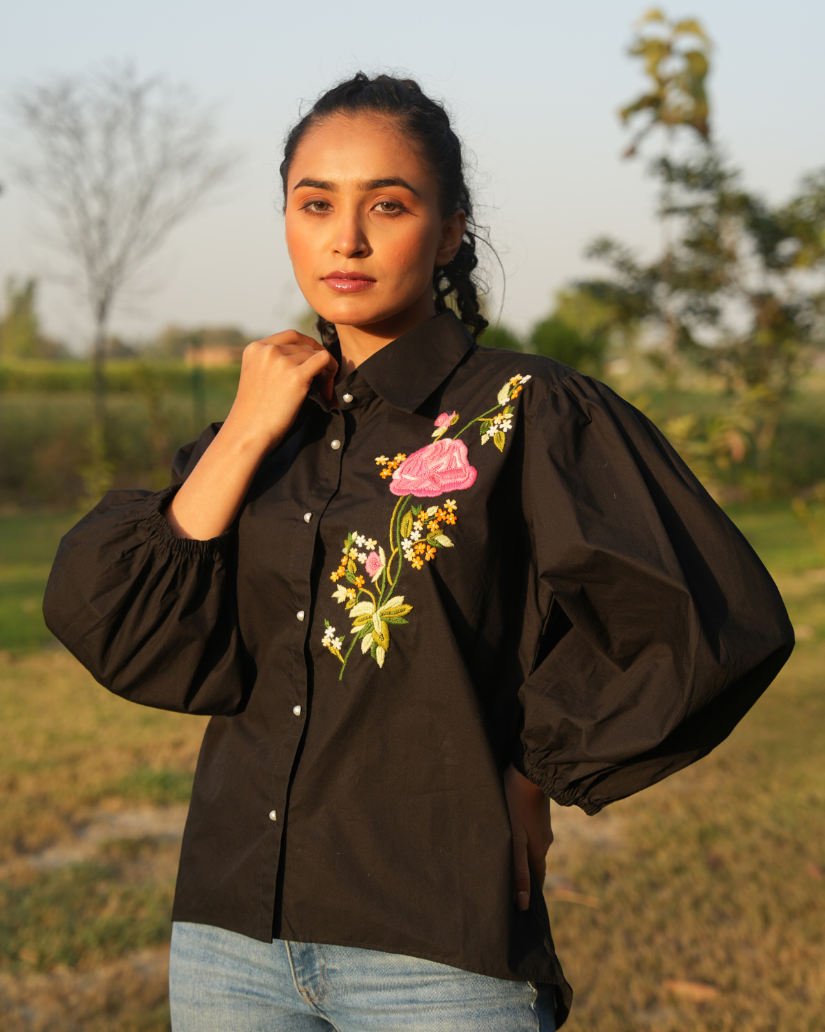 Ellli Hand-Embroidered Shirt