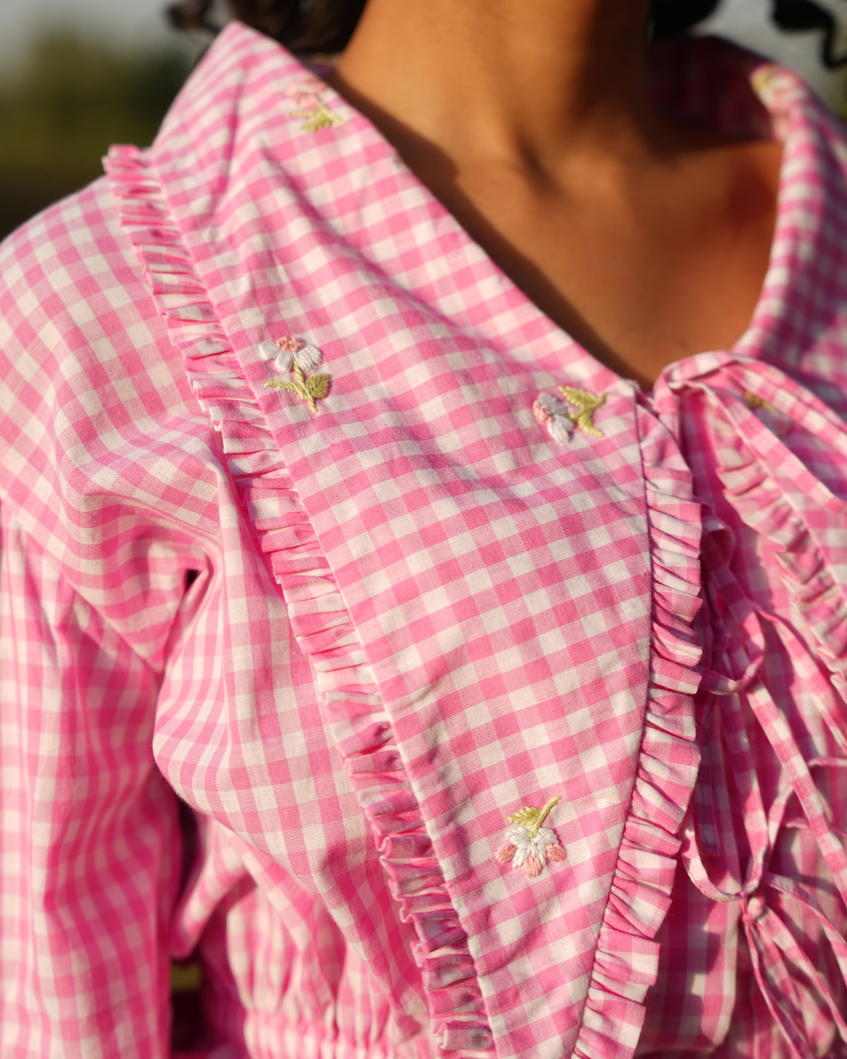 Rayaa Hand-Embroidered Top