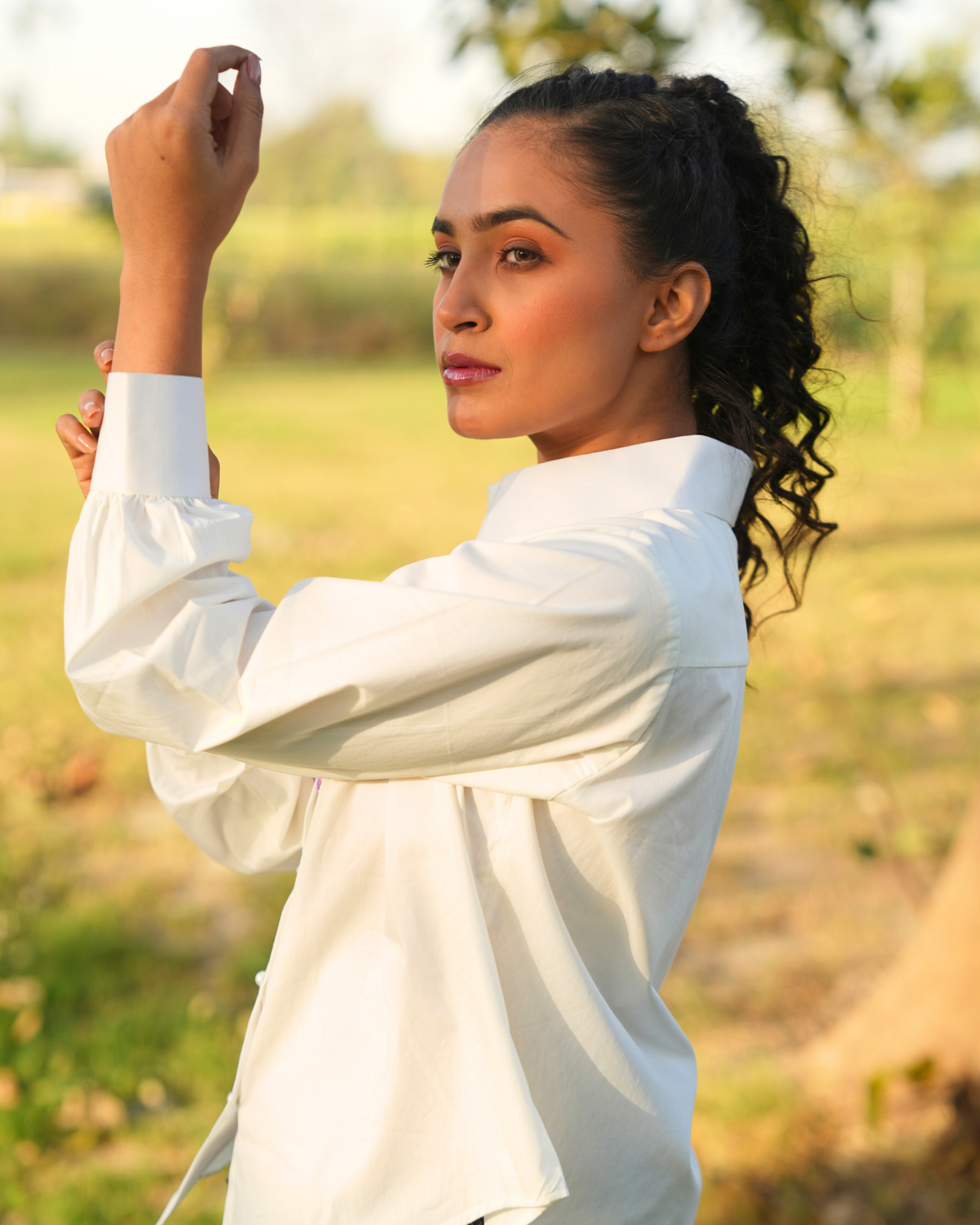 Evva Hand-Embroidered Shirt