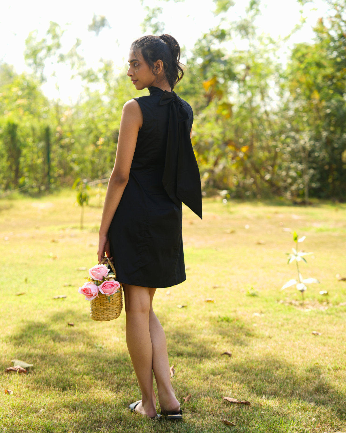 Aavnii Hand-Embroidered Short Dress