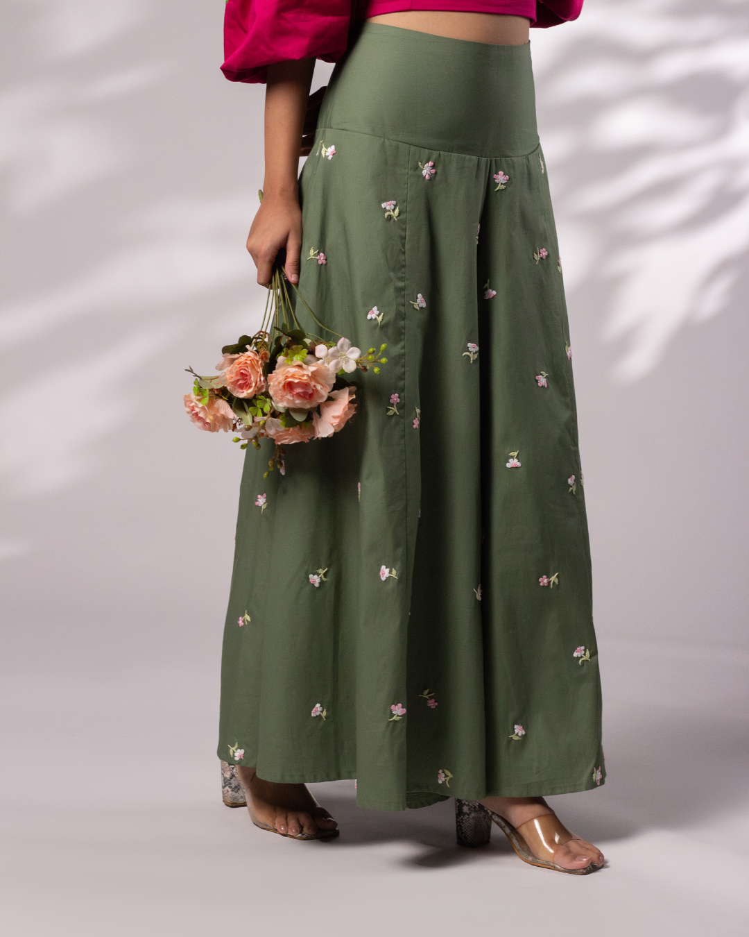 Vaani Hand-Embroidered Long Skirt