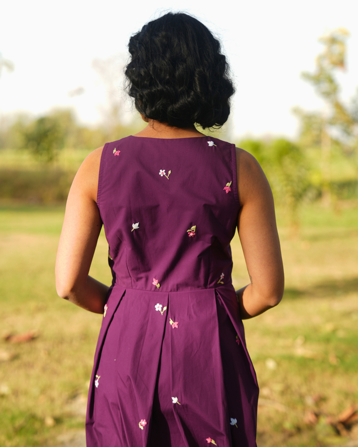 Allaya Hand-Embroidered Short Dress