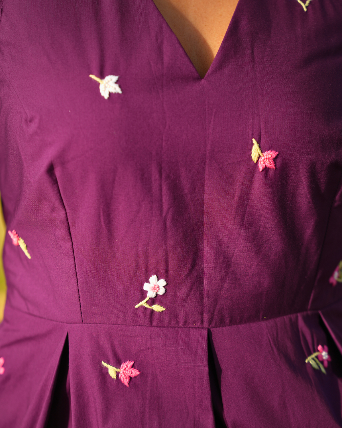 Allaya Hand-Embroidered Short Dress