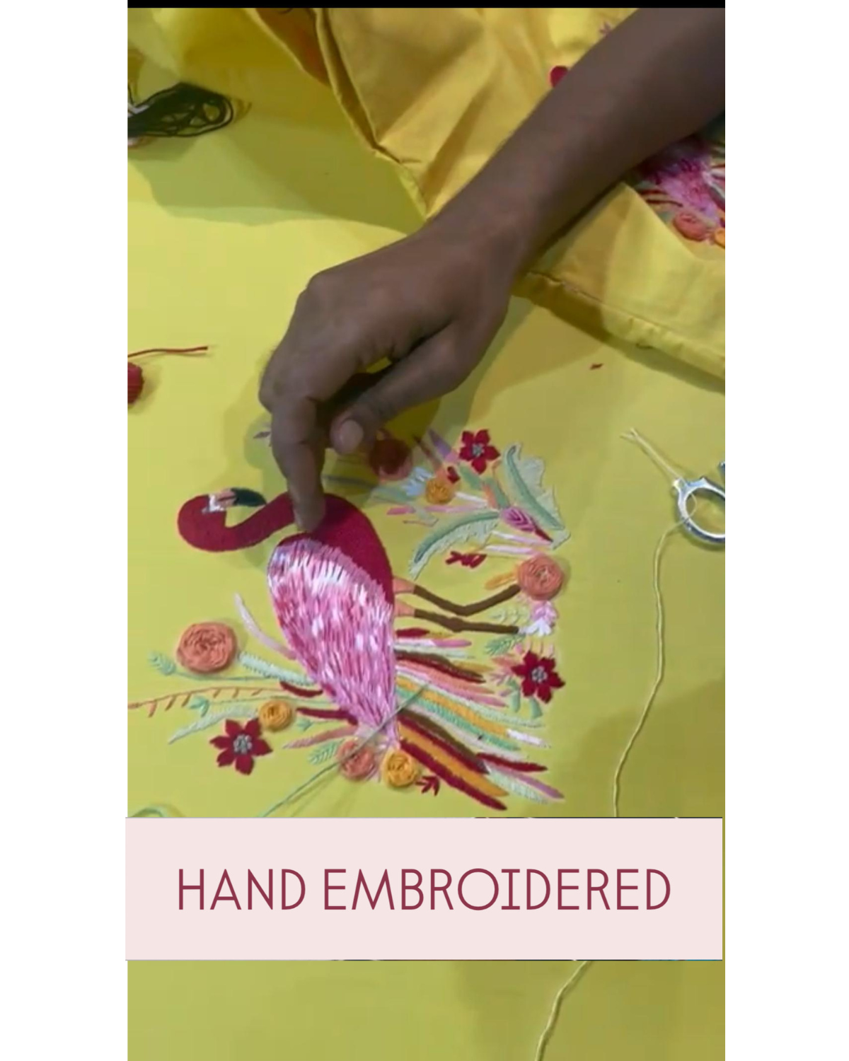 Ahannaa Hand-Embroidered Short Dress