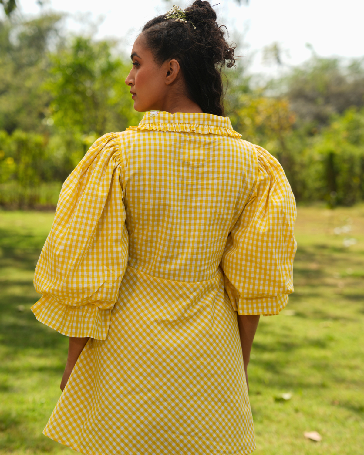 Revaa Hand-Embroidered Short Dress