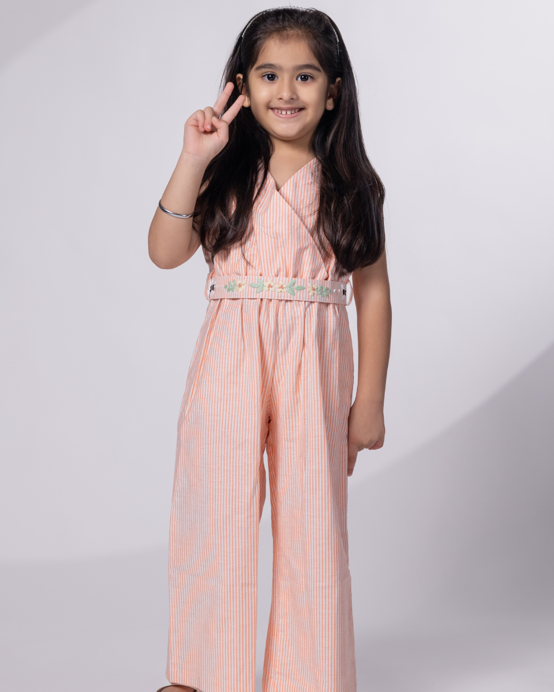 Zenia Hand-Embroidered Jumpsuit