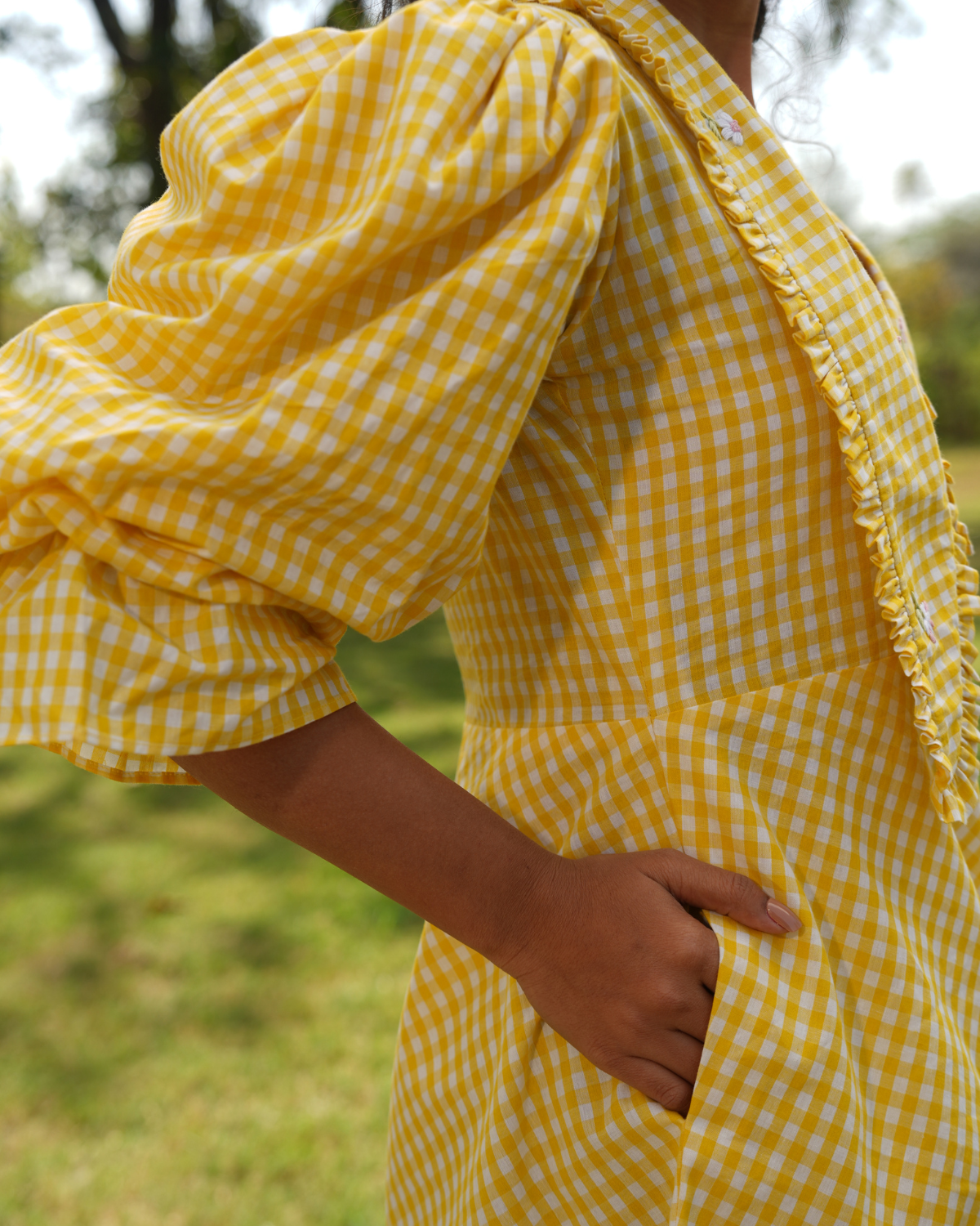 Revaa Hand-Embroidered Short Dress