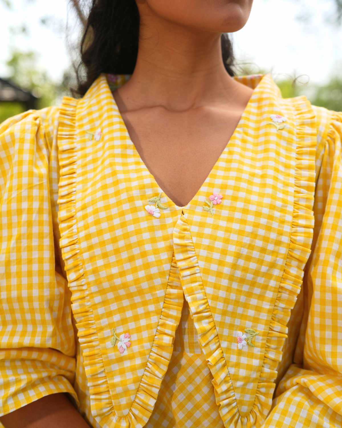 Revaa Hand-Embroidered Short Dress