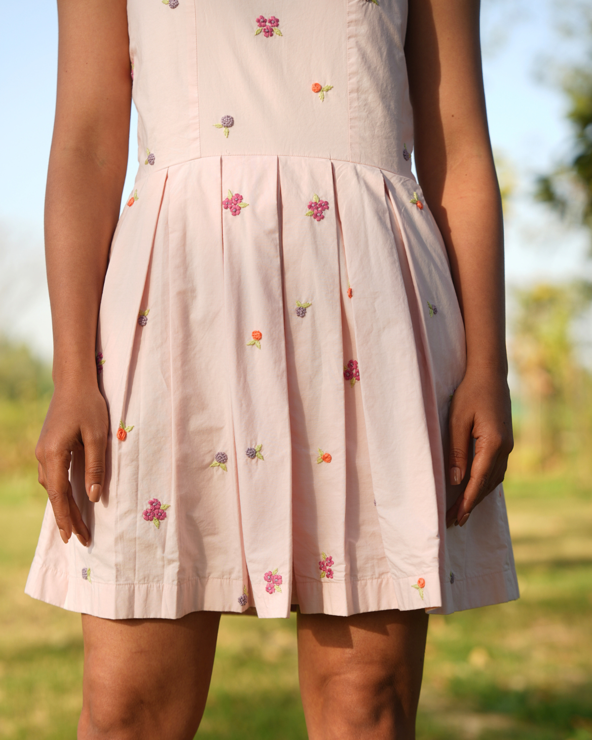 Rria Hand-Embroidered Jumpsuit