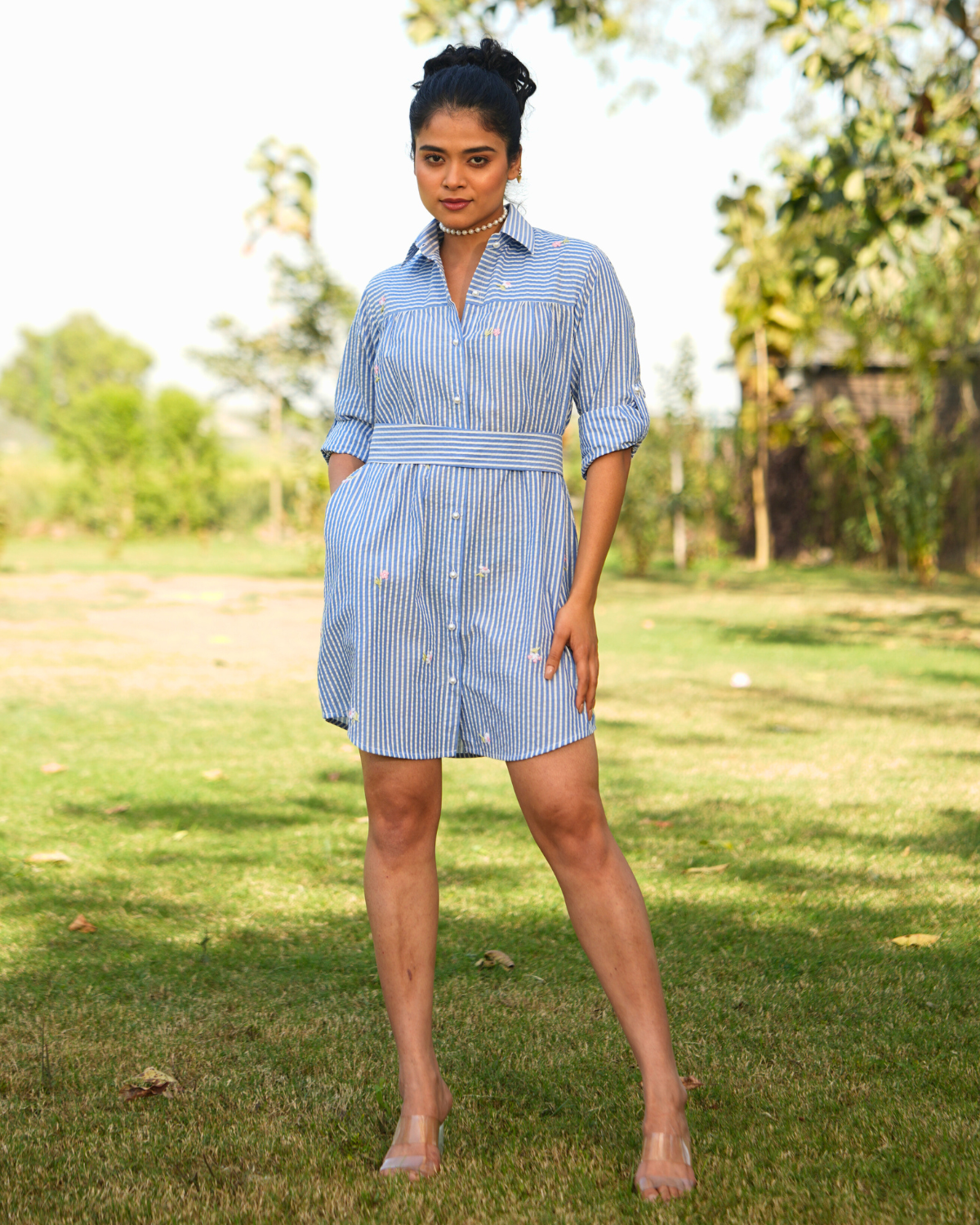 Arnnikaa Hand-Embroidered Short Dress