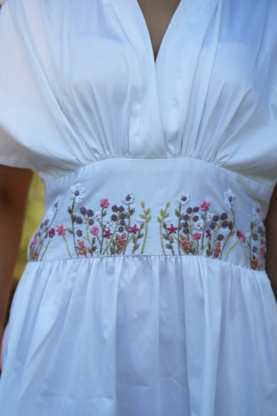 Eknoor Hand-Embroidered Midi Dress