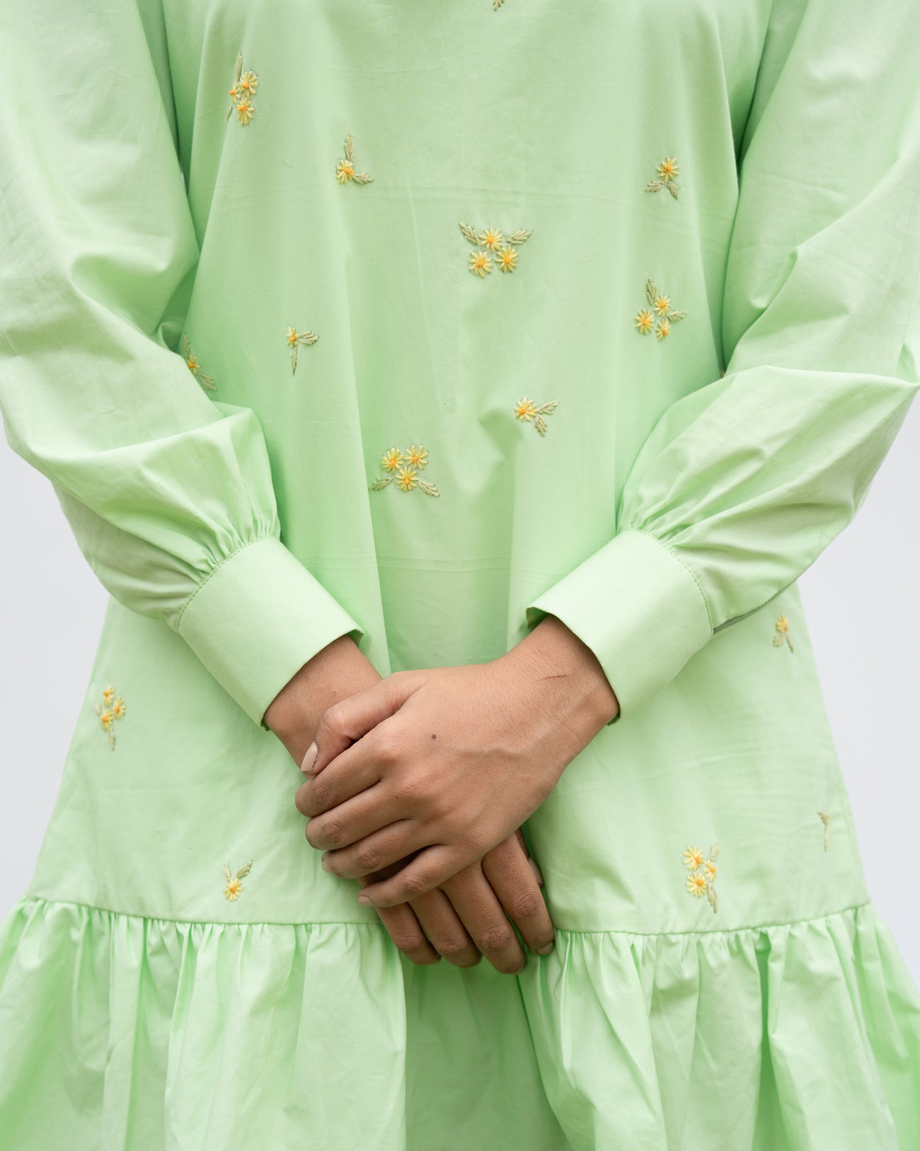 Arushi Hand-Embroidered Short Dress