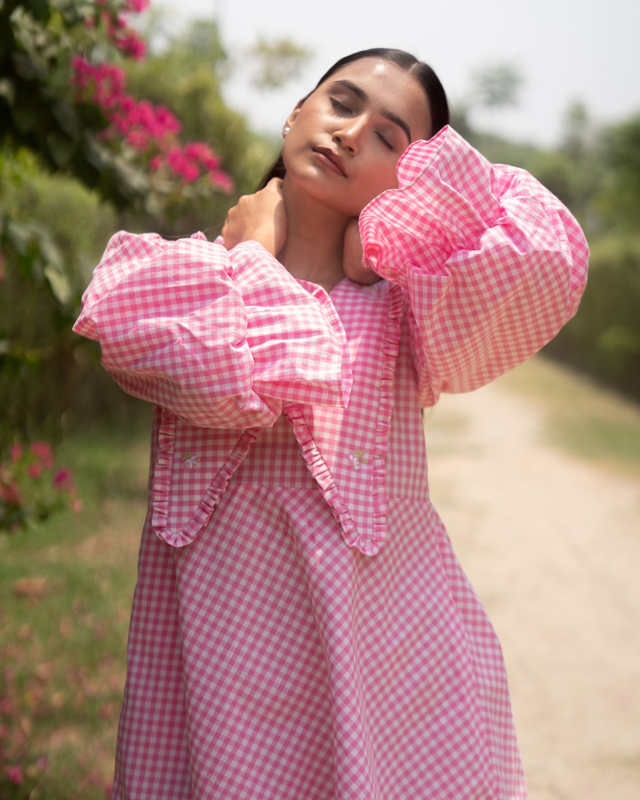 Revaa Hand-Embroidered Short Dress