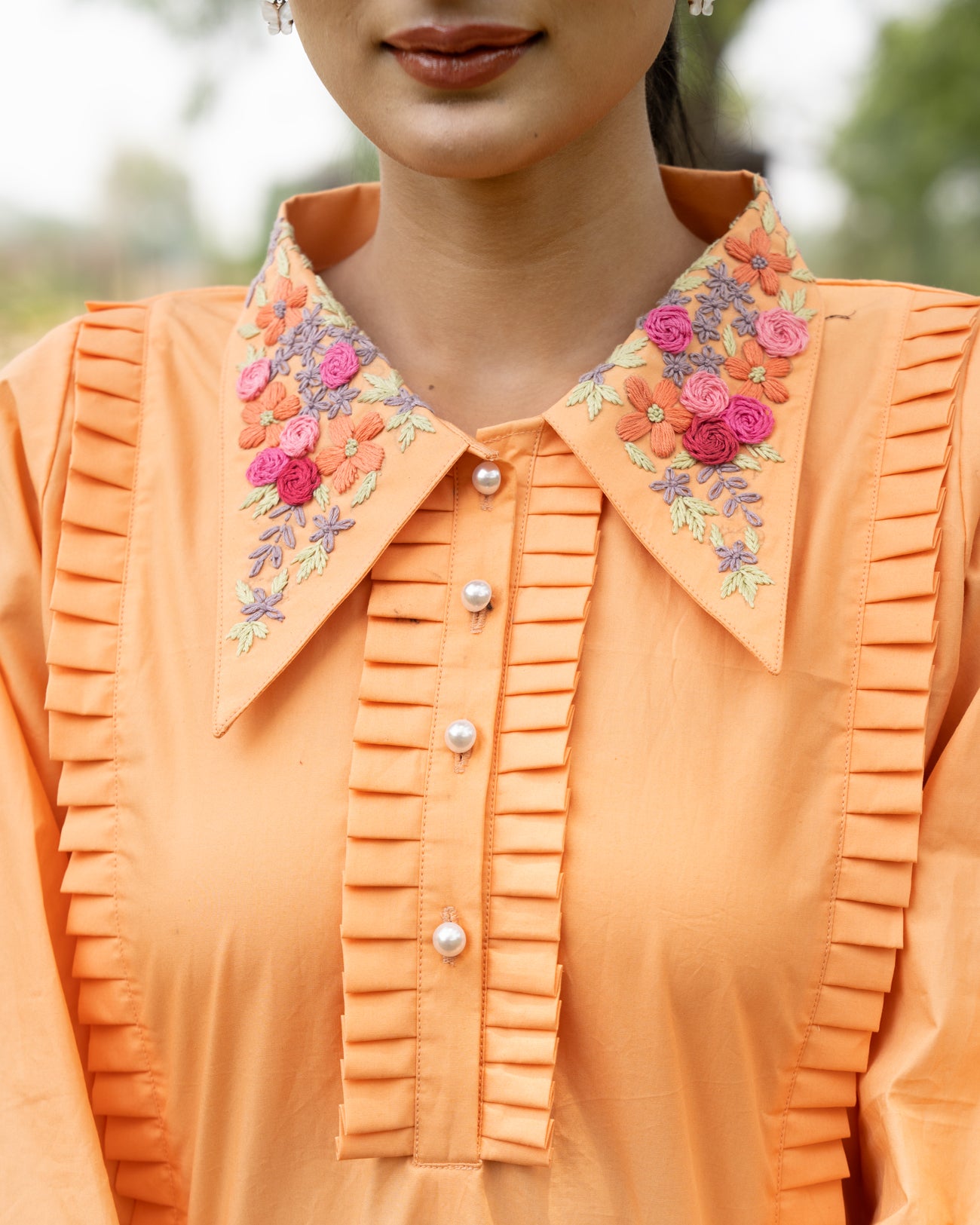 Mrrinali Hand-Embroidered Short Dress