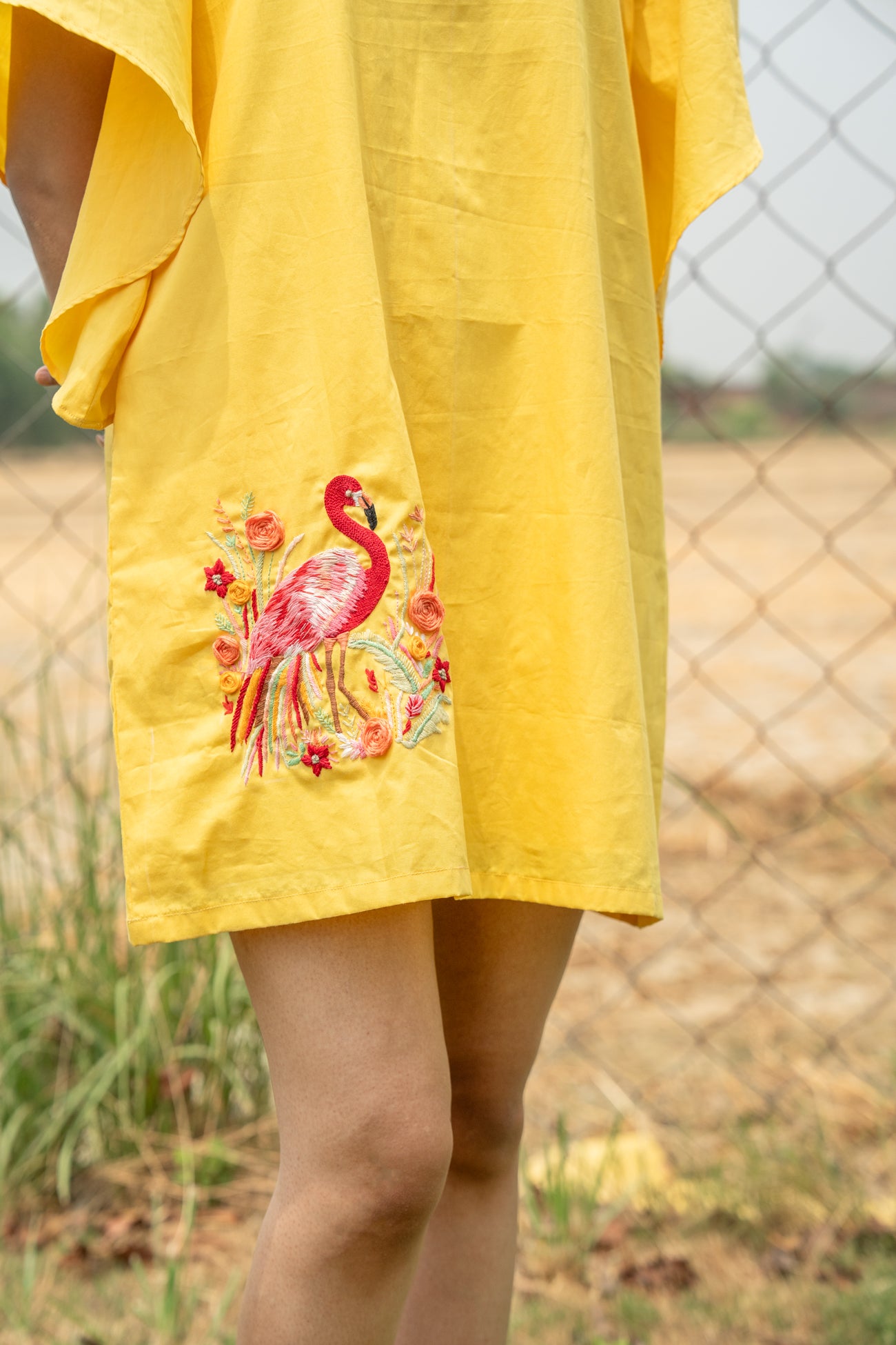 Ahannaa Hand-Embroidered Short Dress