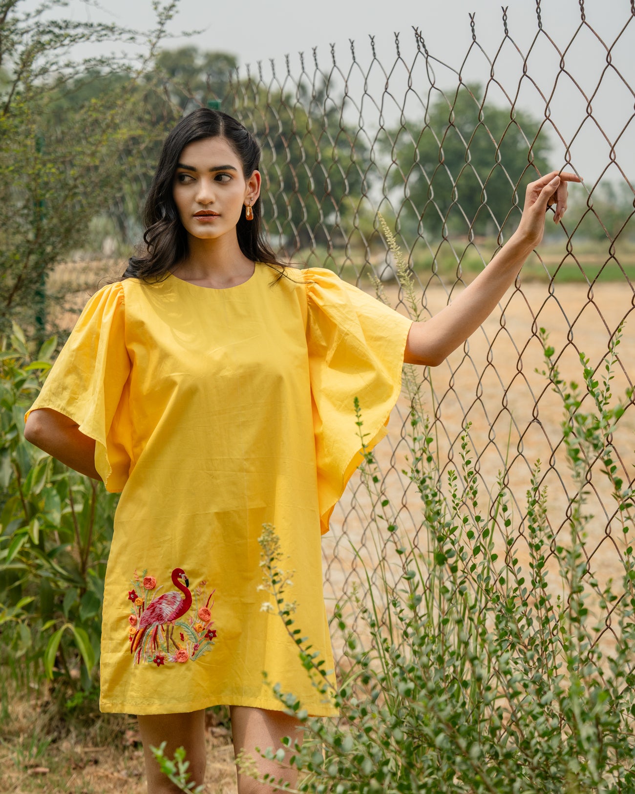 Ahannaa Hand-Embroidered Short Dress