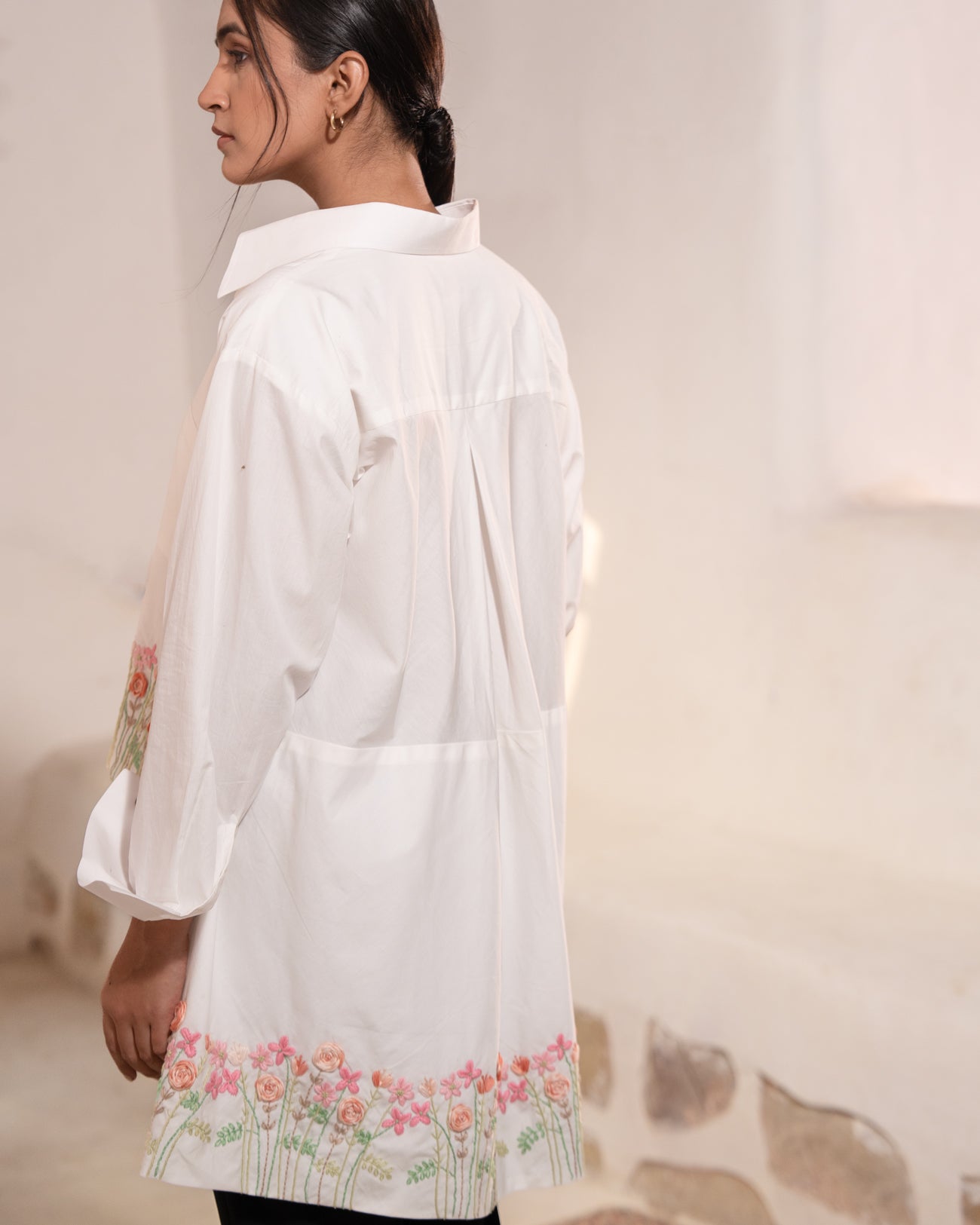 Maitreyi Hand-Embroidered Shirt