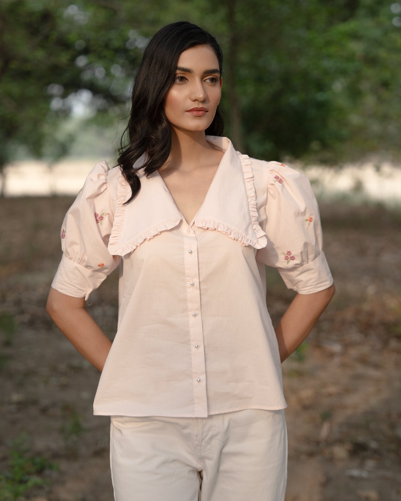 Paakhi Hand-Embroidered Shirt