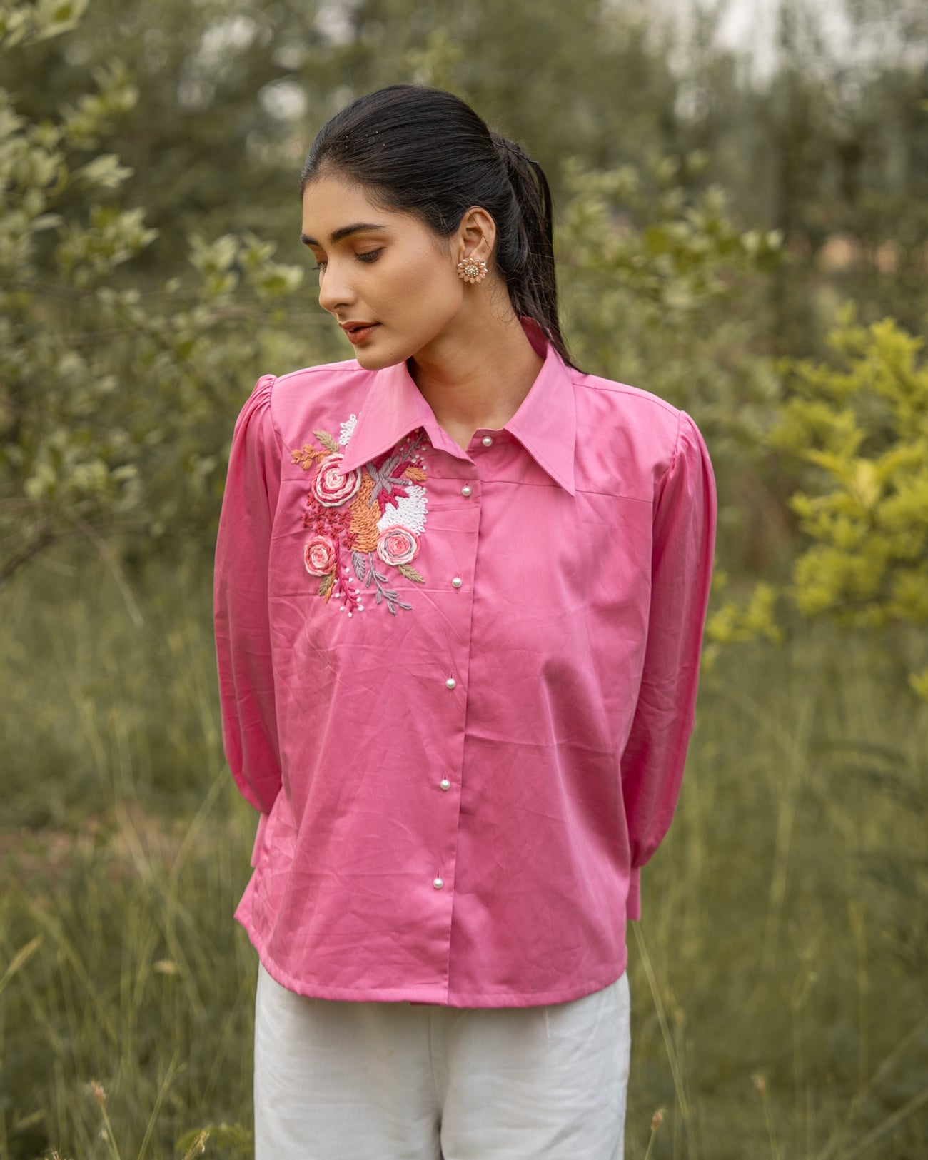 Geet Hand-Embroidered Shirt