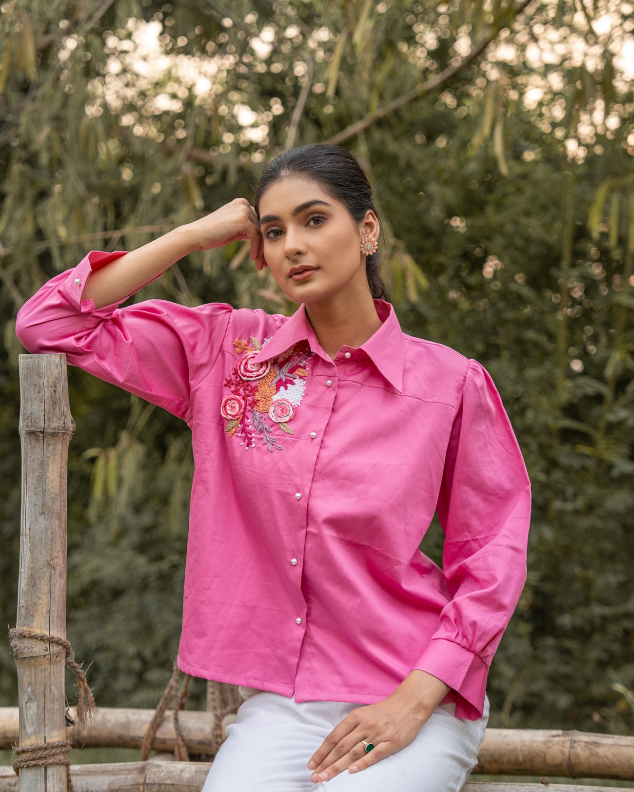 Geet Hand-Embroidered Shirt