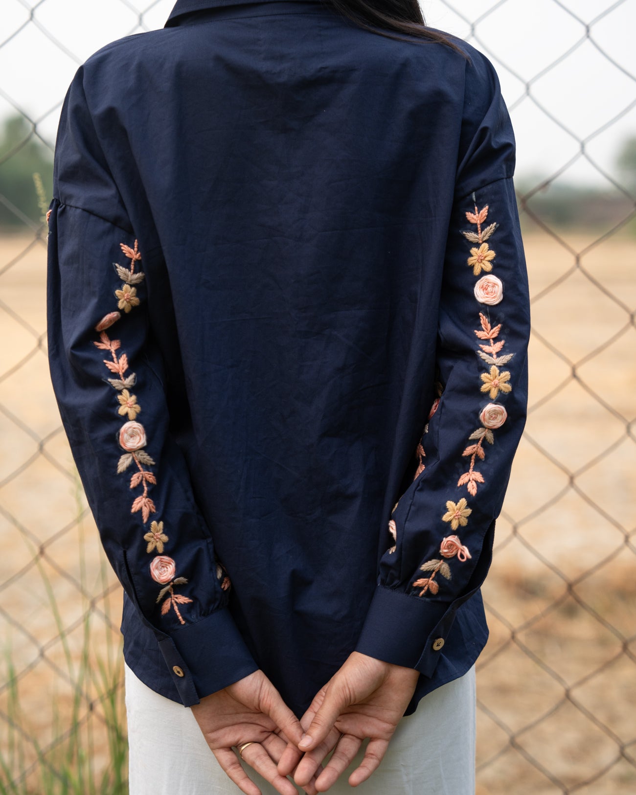 Navyaa Hand-Embroidered Shirt