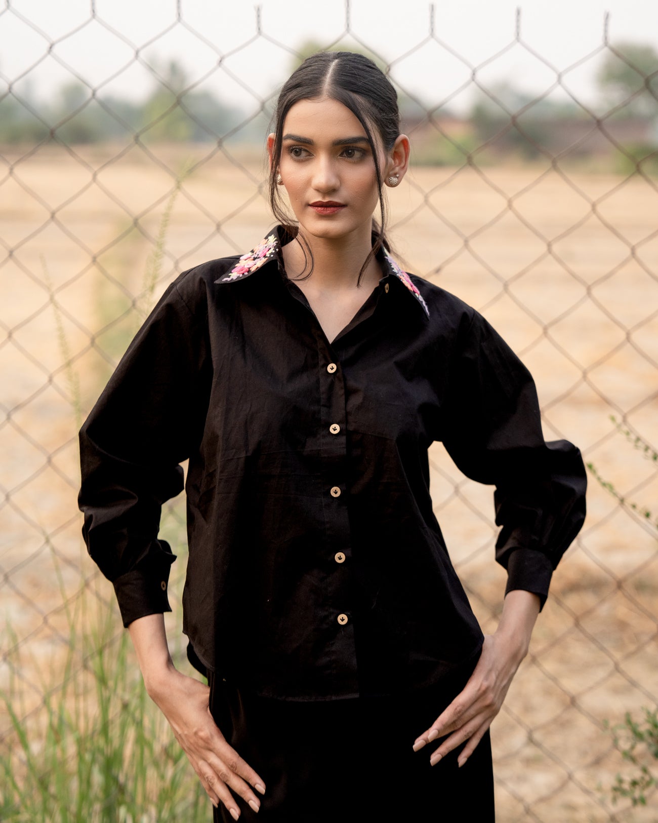 Myrra Hand-Embroidered Shirt