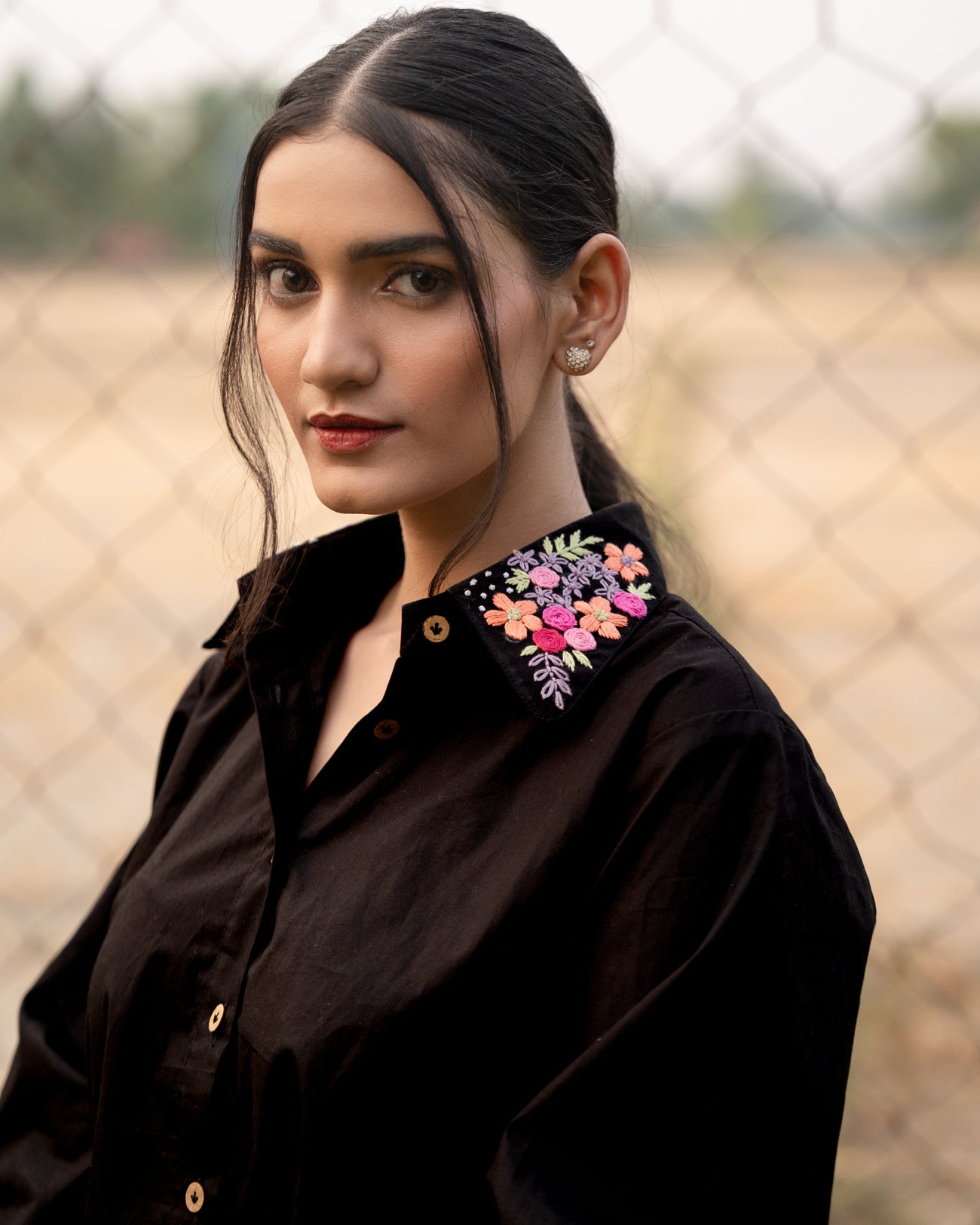 Myrra Hand-Embroidered Shirt