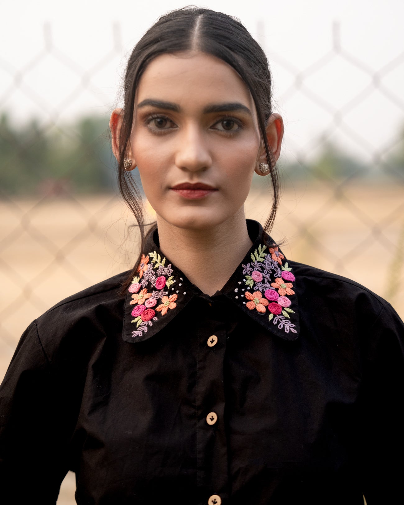 Myrra Hand-Embroidered Shirt