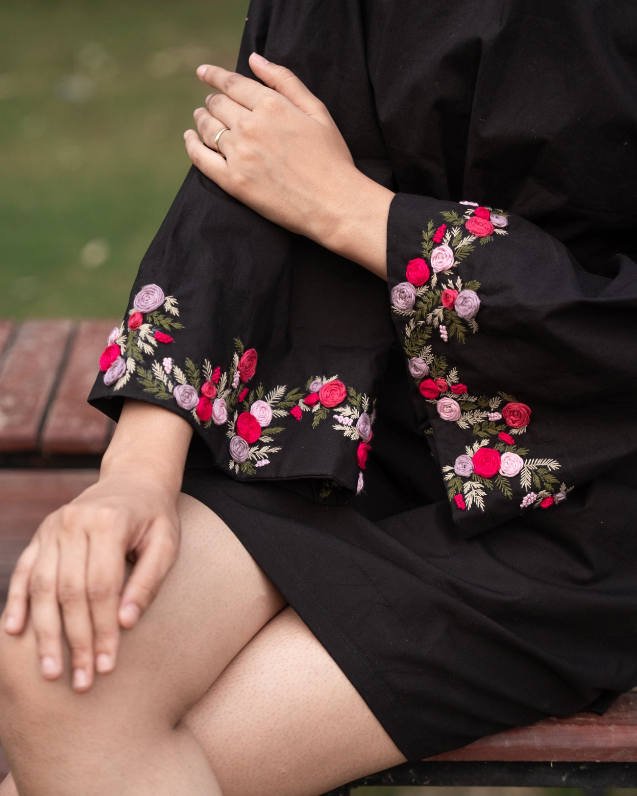 Eshaa Hand-Embroidered Short Dress