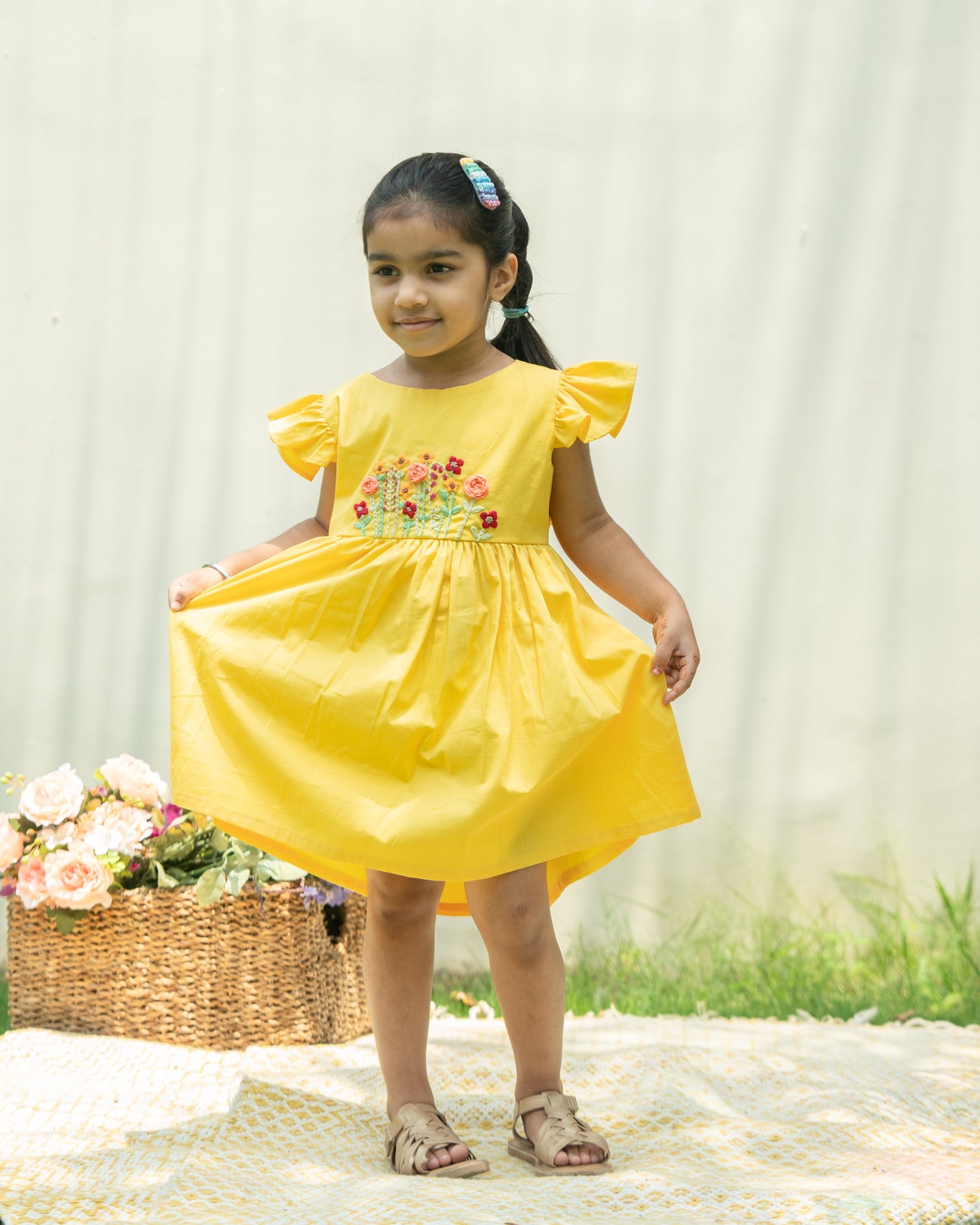 Neysa Hand-Embroidered Dress