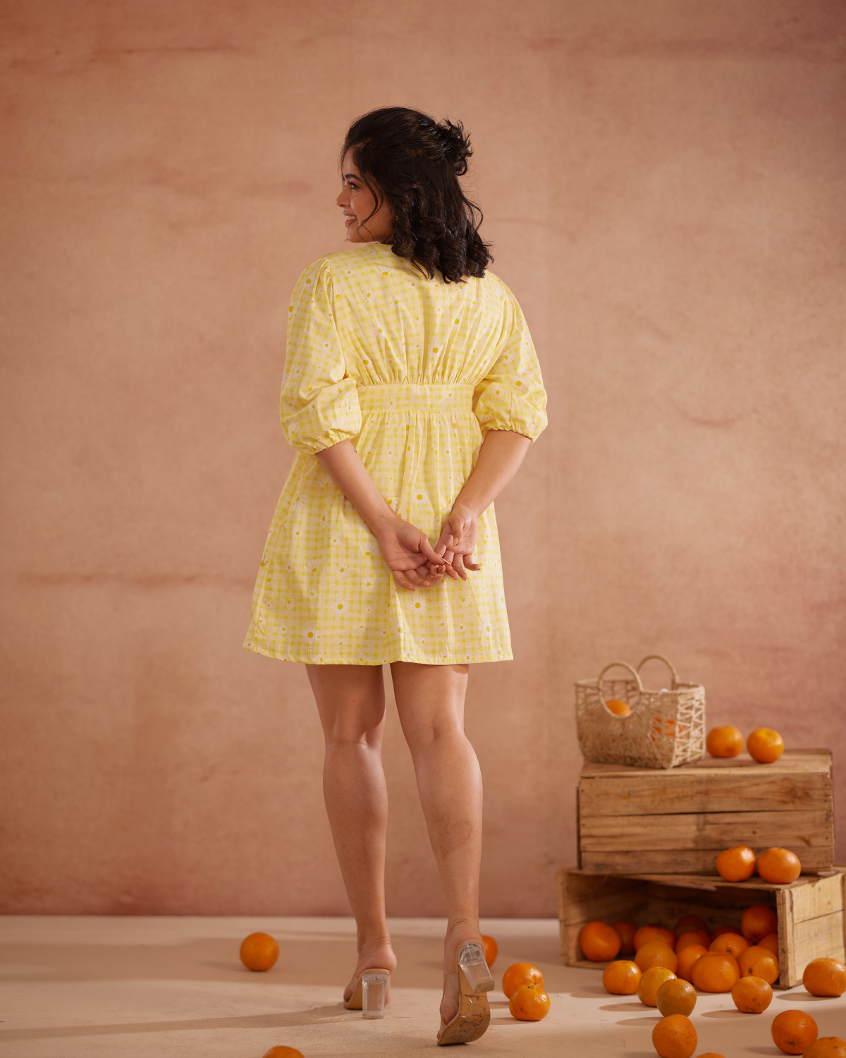 Daisey Hand-Embroidered Floral Short Dress